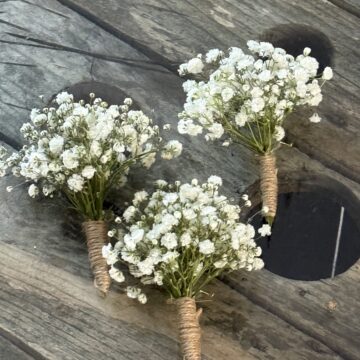 Boutonnières Gypsophiles Si Tu L'Oses